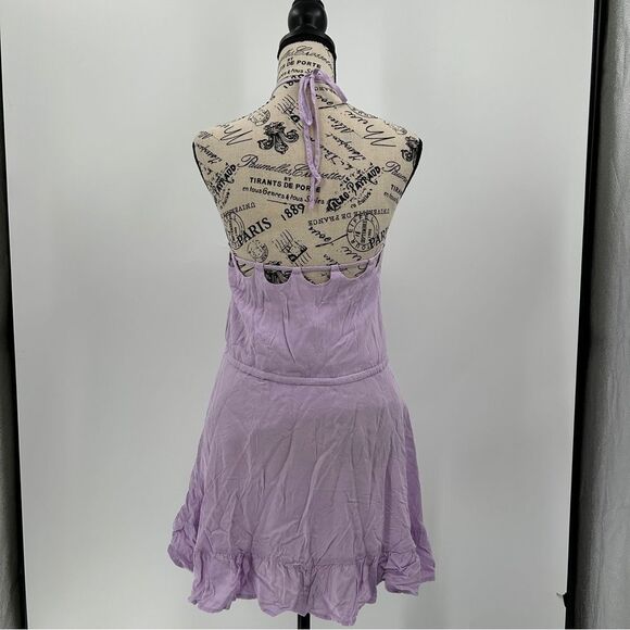 Lovers and Friends Lavender Wiley Mini Dress Small - Picture 3 of 7
